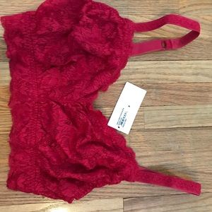 Cosabella Never Say Never Curvy Sweetie Hook and Eye Bralette, size M